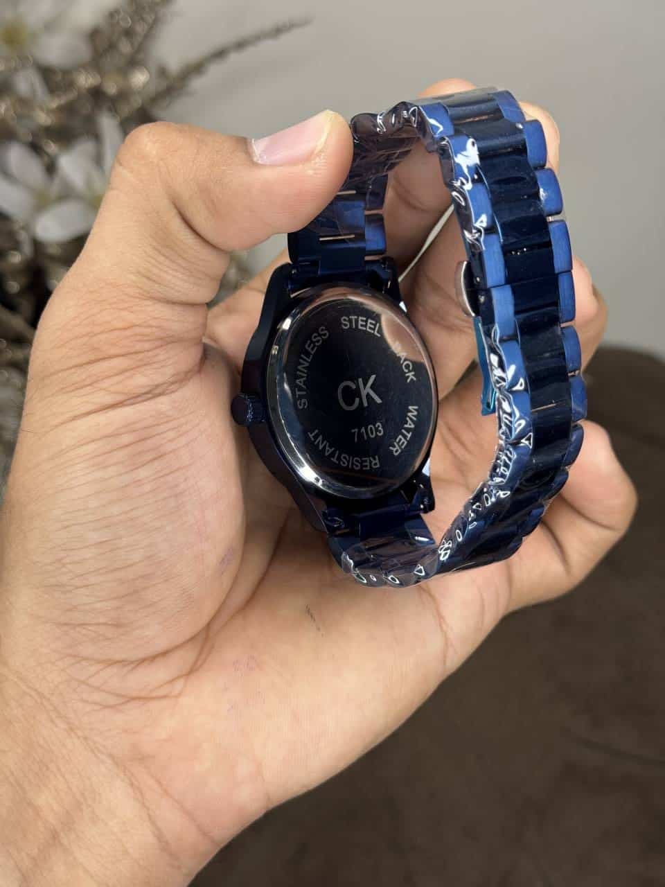 Calvin  KLeIn Royal Blue Quartz Premium Metal Watch