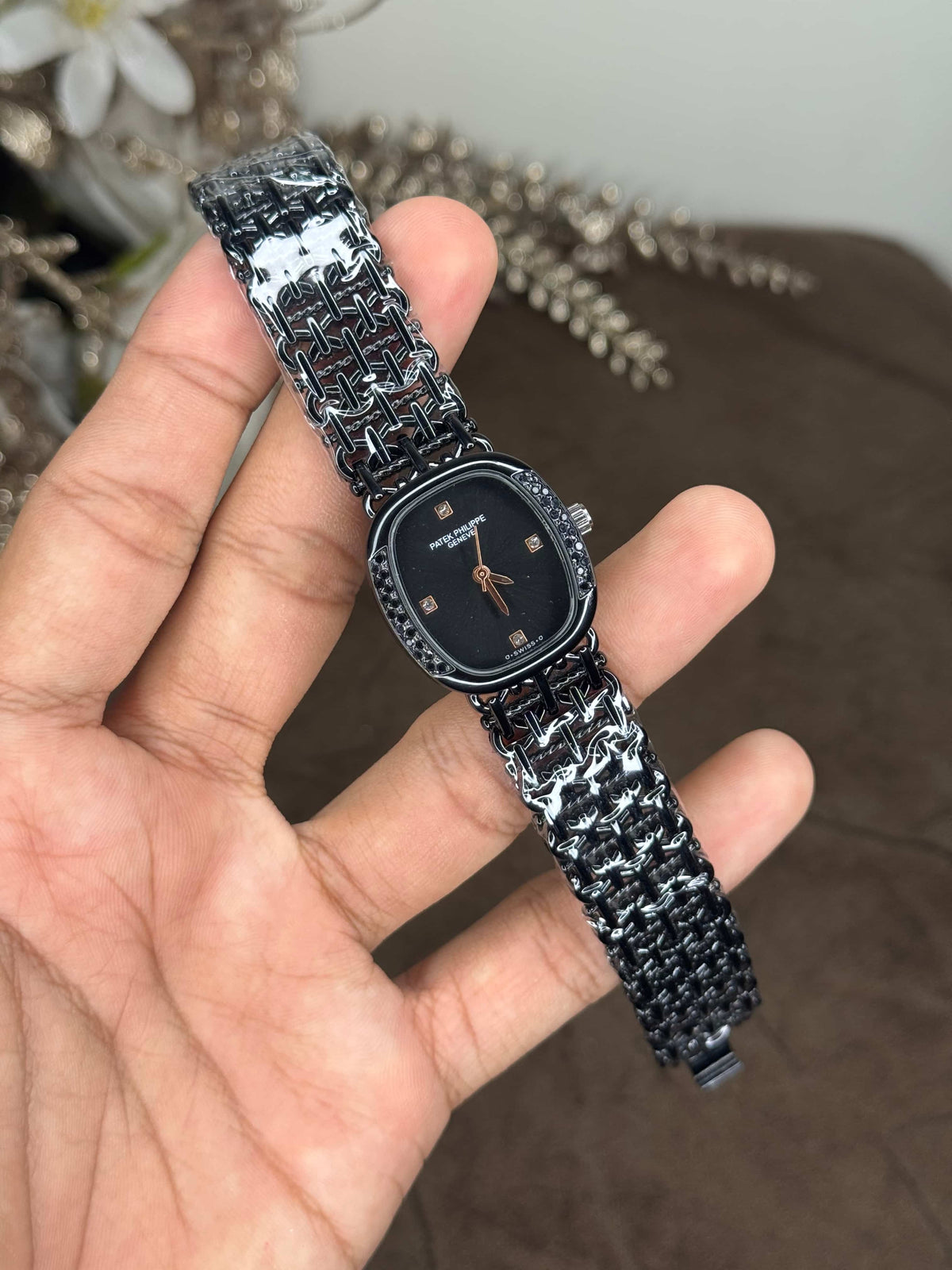 Patek  Philippe All Black Premium Ladies Watch