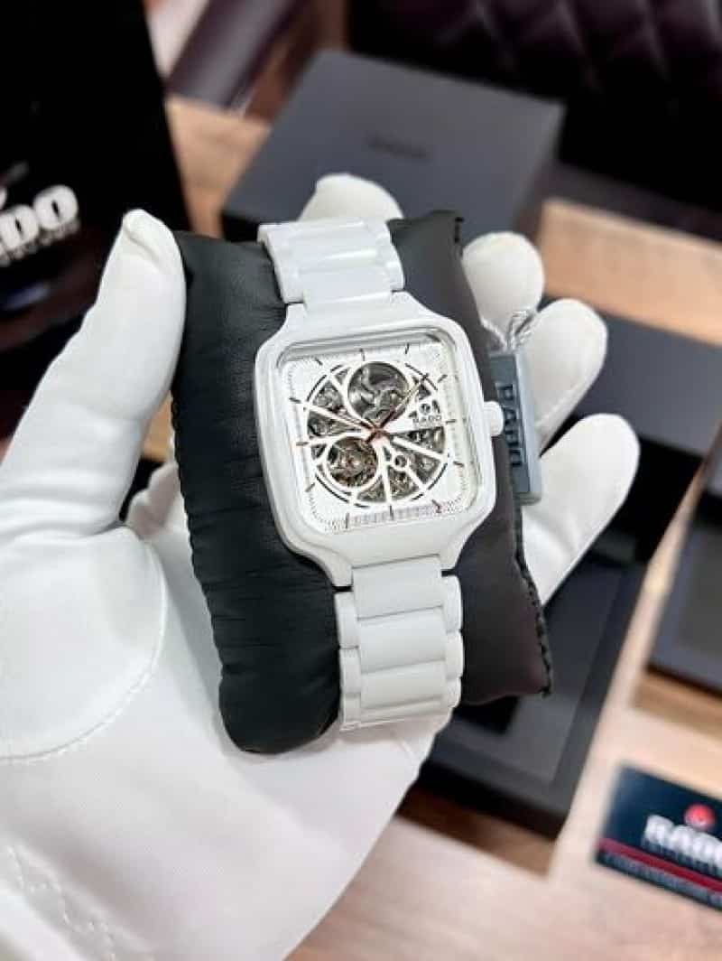 Rado Skeleton White Ceramic