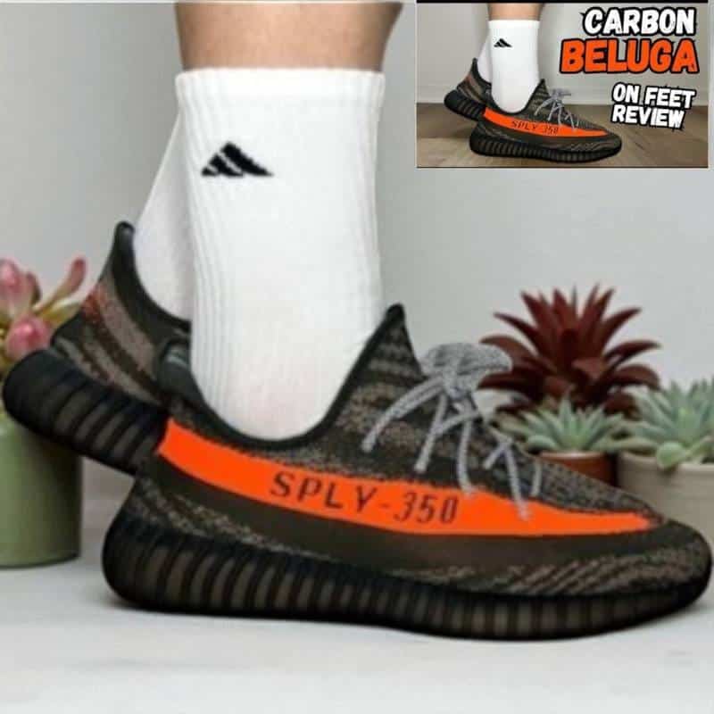 Yeezy 350 V2 Carbon Beluga Reflective Semi UA With All Accessories