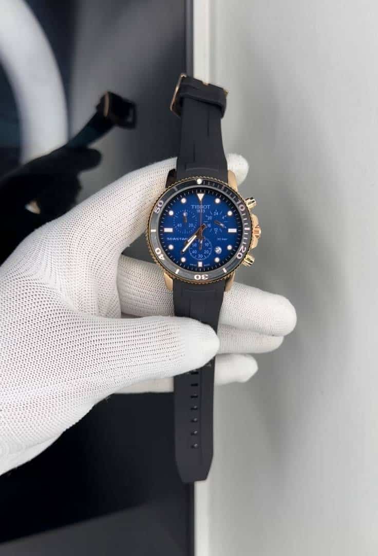 Tisso_t Seastar Working Blue Dial