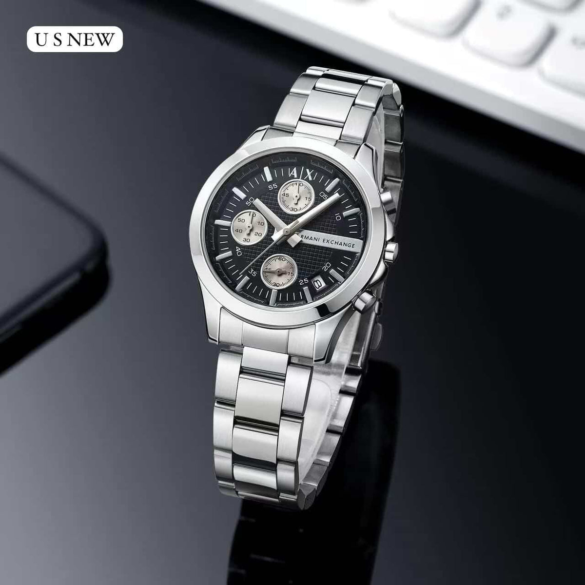 ARmaNI_LADIES_SILVER-BLACK