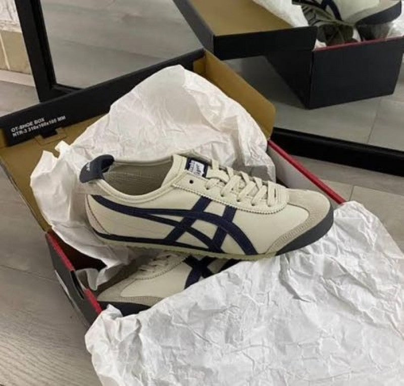 ONITSUKA TIGER maxico 66 BEIGH NAVY fix