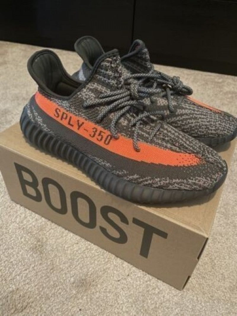 Yeezy 350 V2 Carbon Beluga Reflective Semi UA With All Accessories