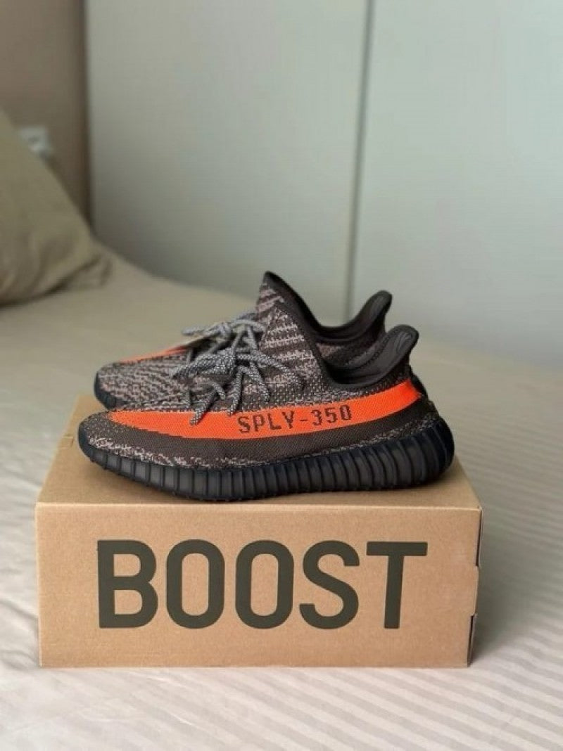 Yeezy 350 V2 Carbon Beluga Reflective Semi UA With All Accessories