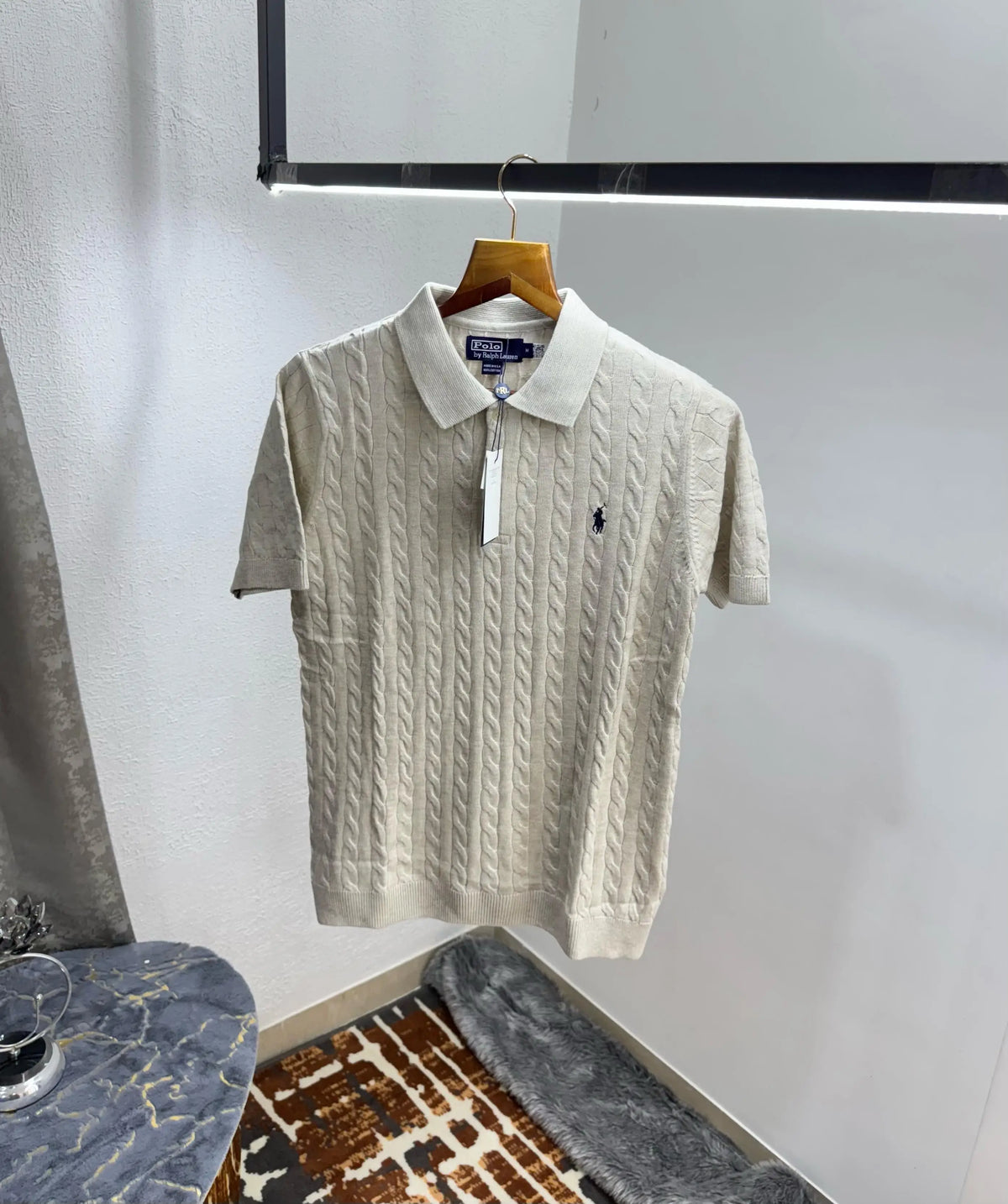 Ralph Laure n creem  Premium Knitted Polo T-Shirt