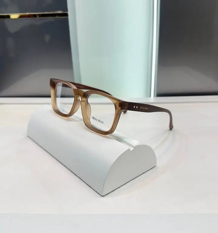 Miu Miu Wooden Brown Premium Glasses 5191