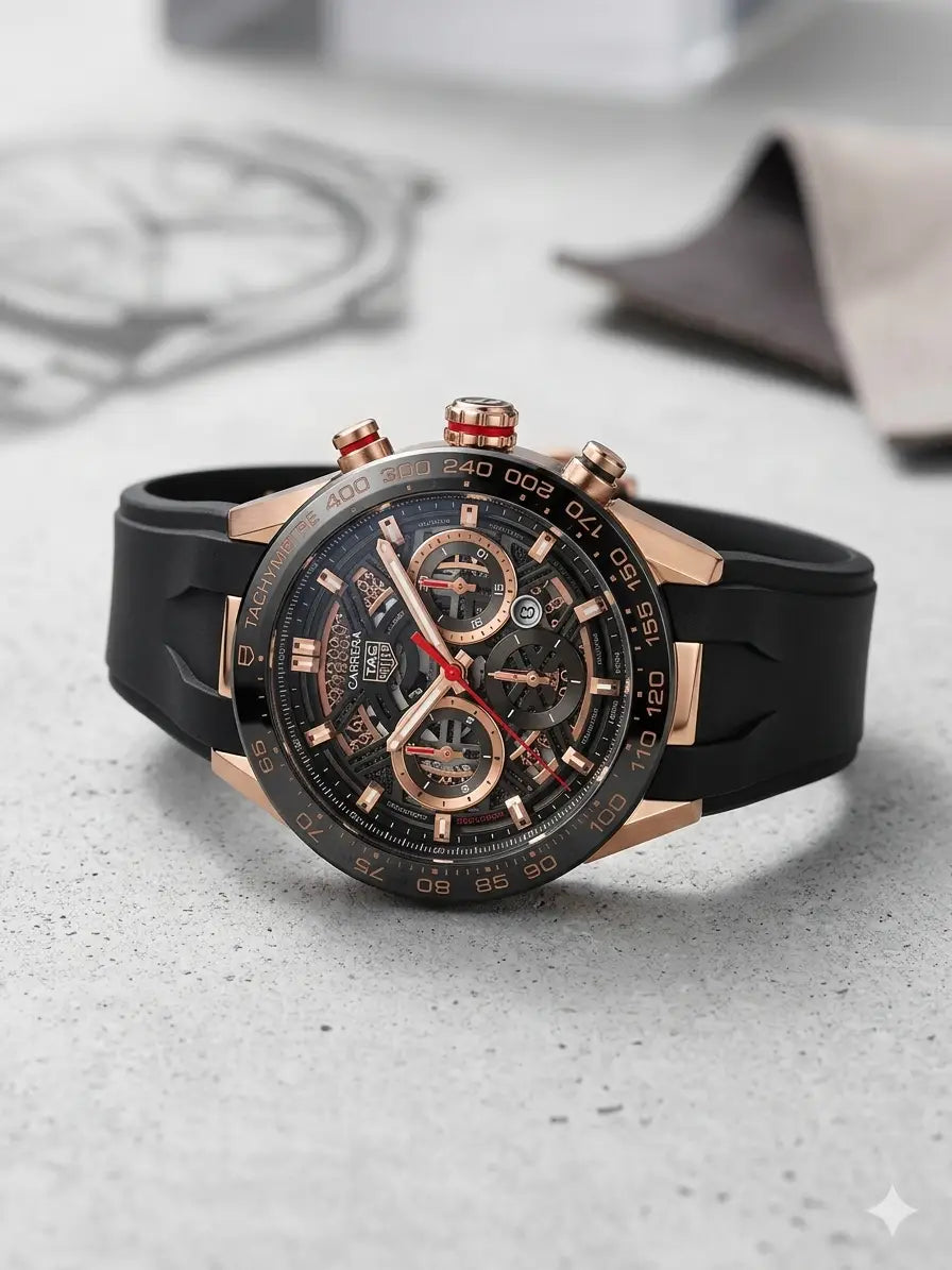 Tag_Heuer Carrera Rosegold