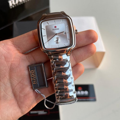 Rado True Square Silver White