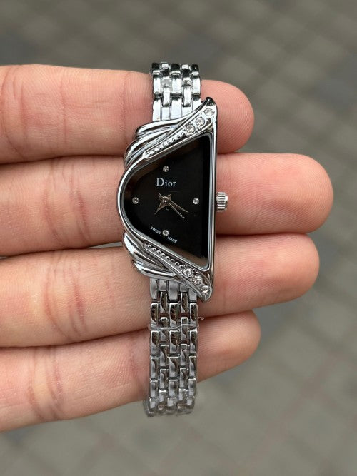 Dio r Women Silver Balck