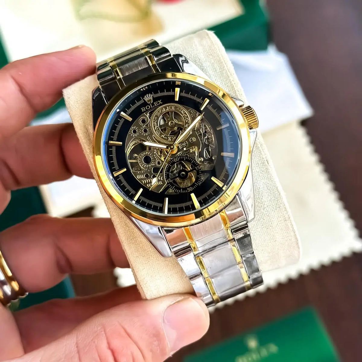 ROLEX_AUTO_SILVER_TT_BLACK