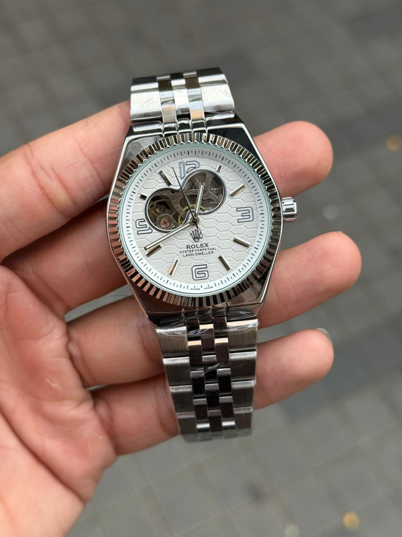 Role x Oyster Perpetual Land Dweller Open Heart Automatic