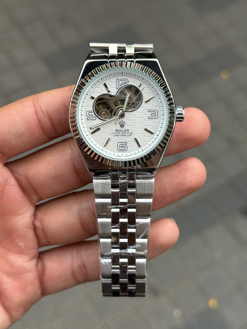 Role x Oyster Perpetual Land Dweller Open Heart Automatic