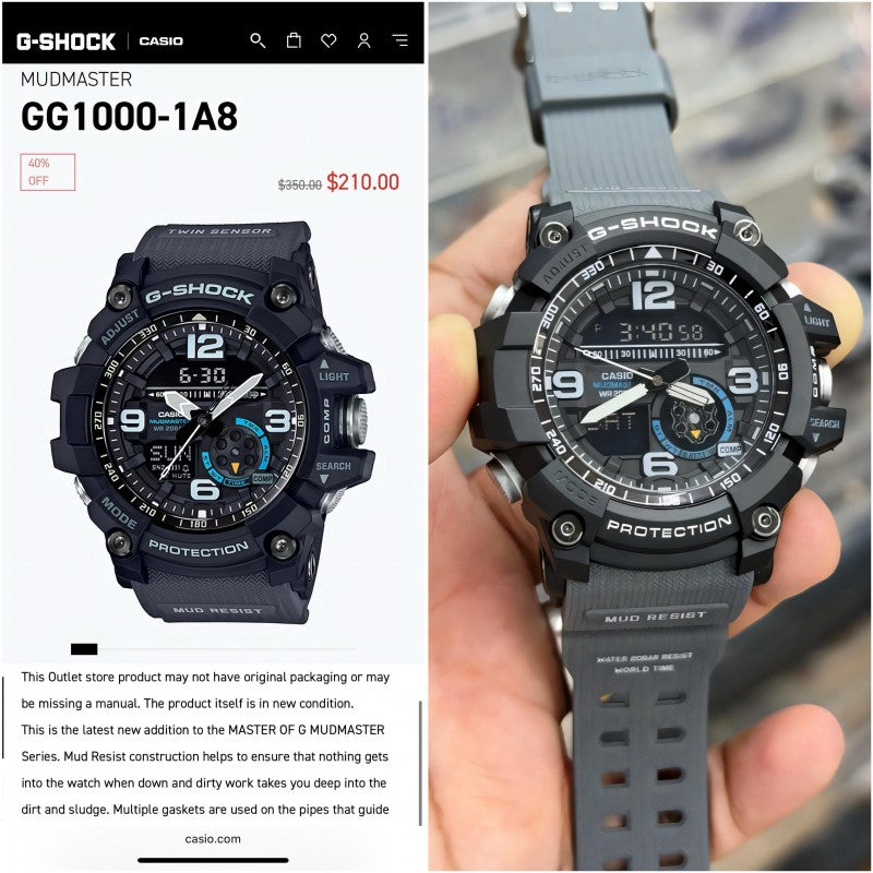 G shock Mud Master Grey