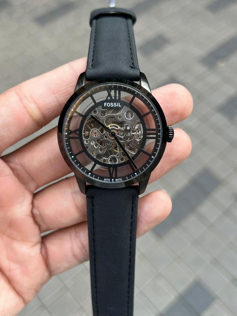 Fossi l Townsman Automatic Black