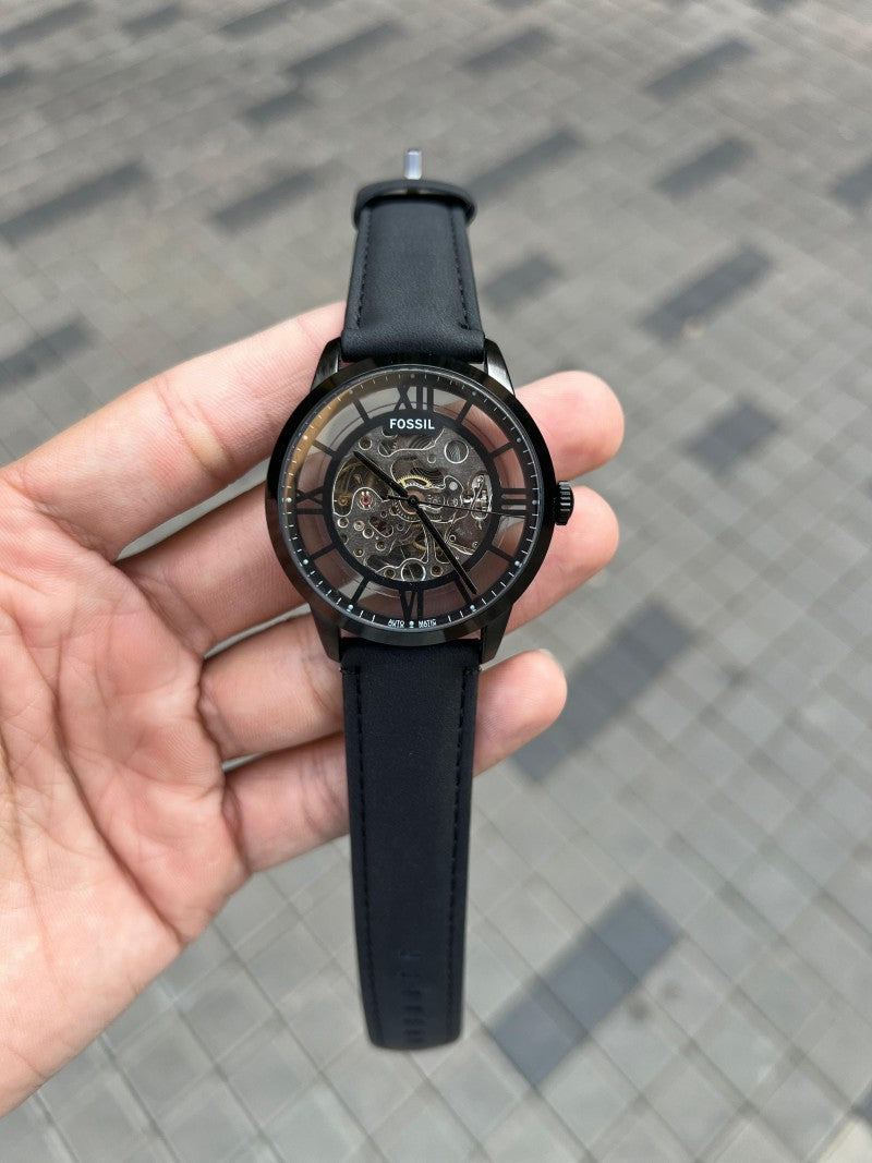 Fossi l Townsman Automatic Black