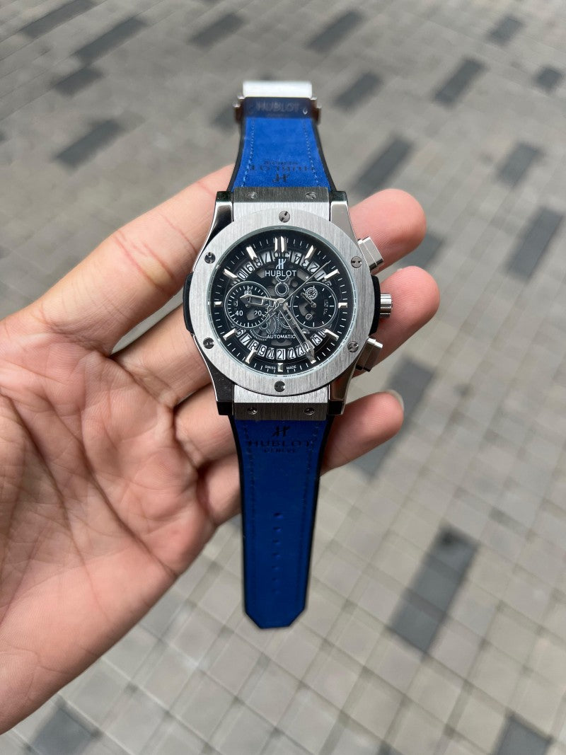 Hublo t Big Bang Denim Blue Calendar
