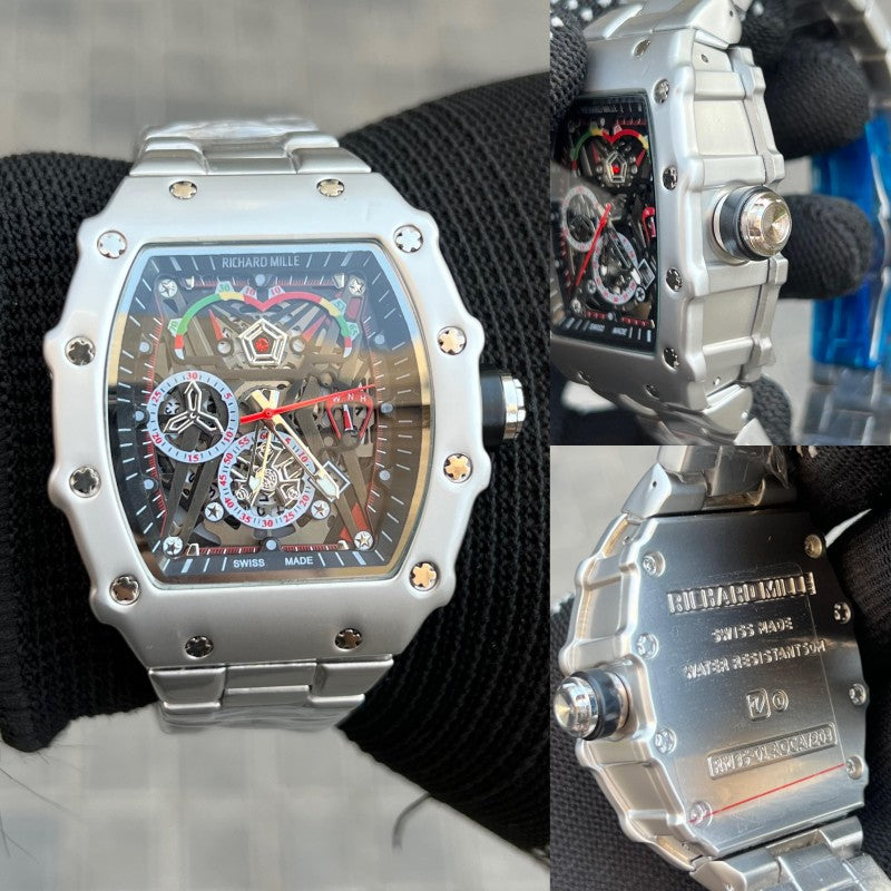 Richard Mill e Silver Black Dial