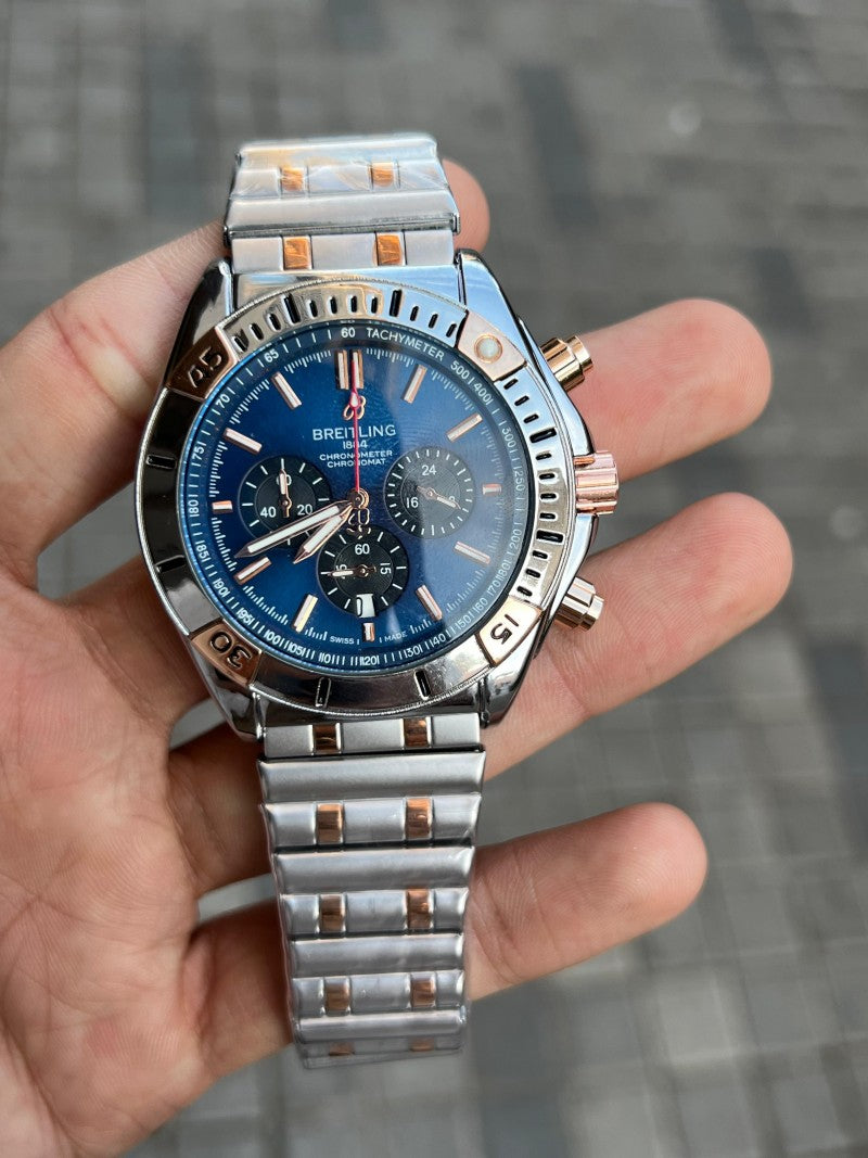 Breitling 1884 Chronomat Dual Tone Blue Dial
