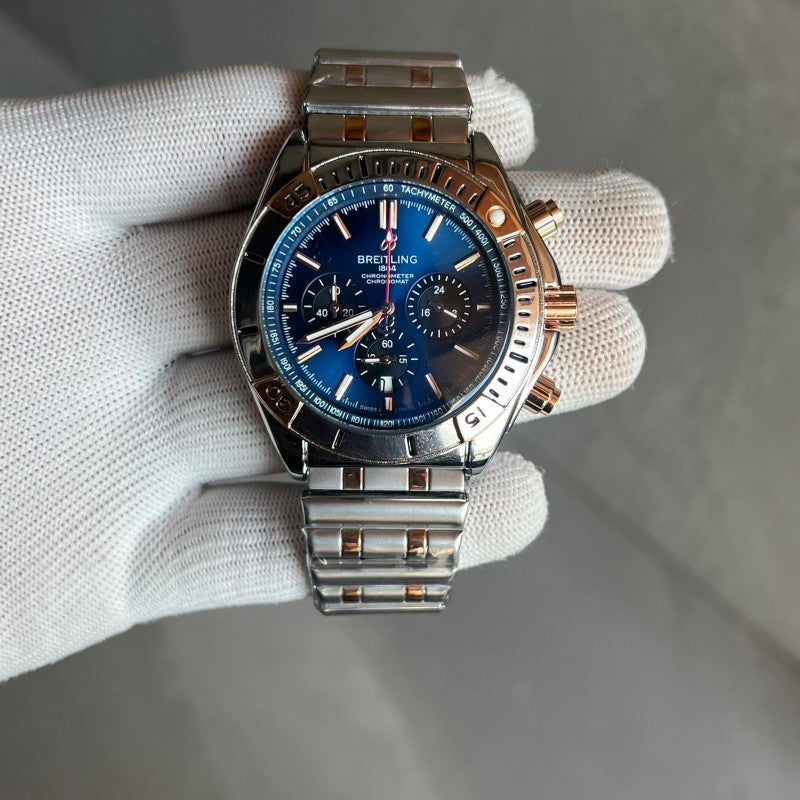 Breitling 1884 Chronomat Dual Tone Blue Dial