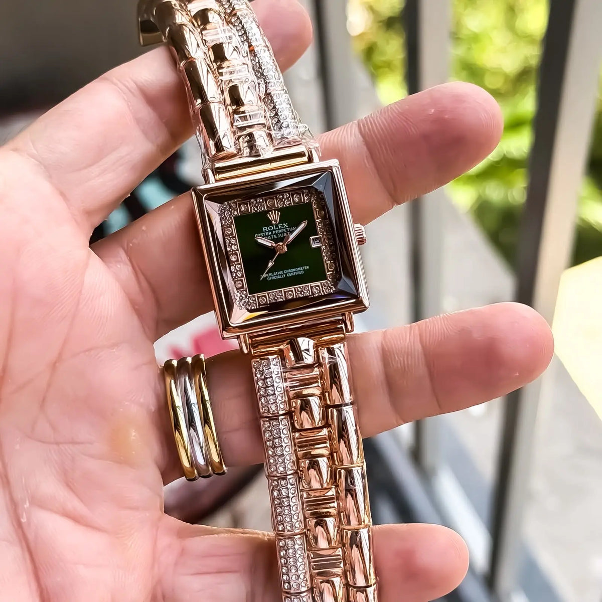 ROLEX_LADIES_ROSE-GREEN