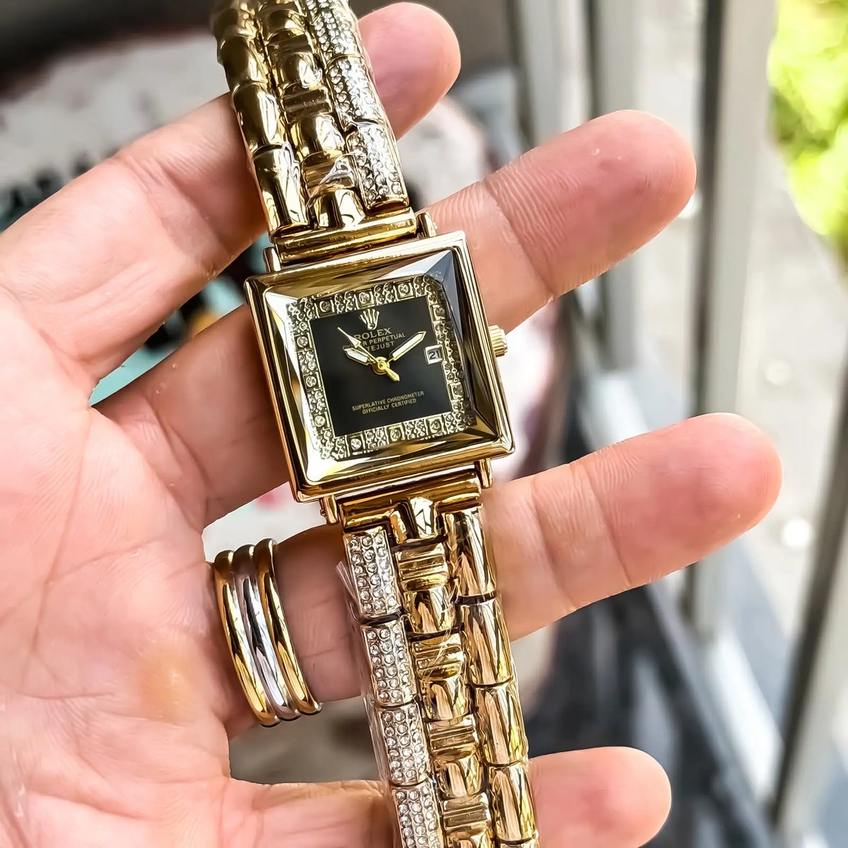 ROLEX_LADIES_GOLD-BLACK