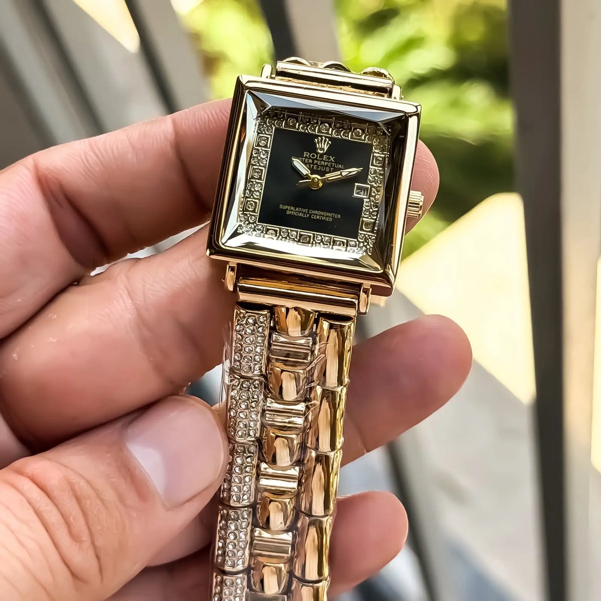 ROLEX_LADIES_GOLD-BLACK