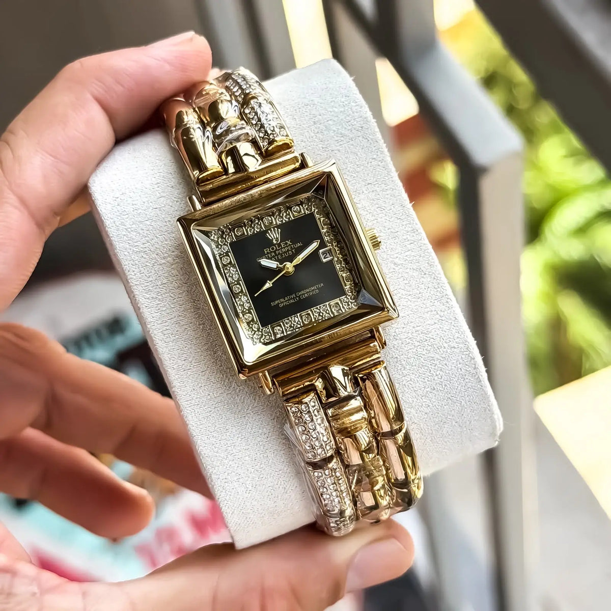 ROLEX_LADIES_GOLD-BLACK