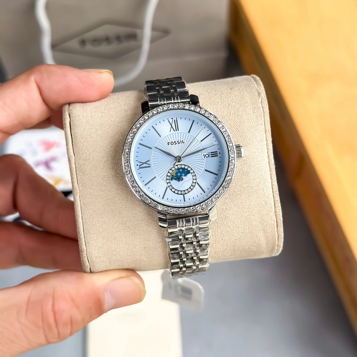 FOSSIL_LADIES_SILVER_BLUE