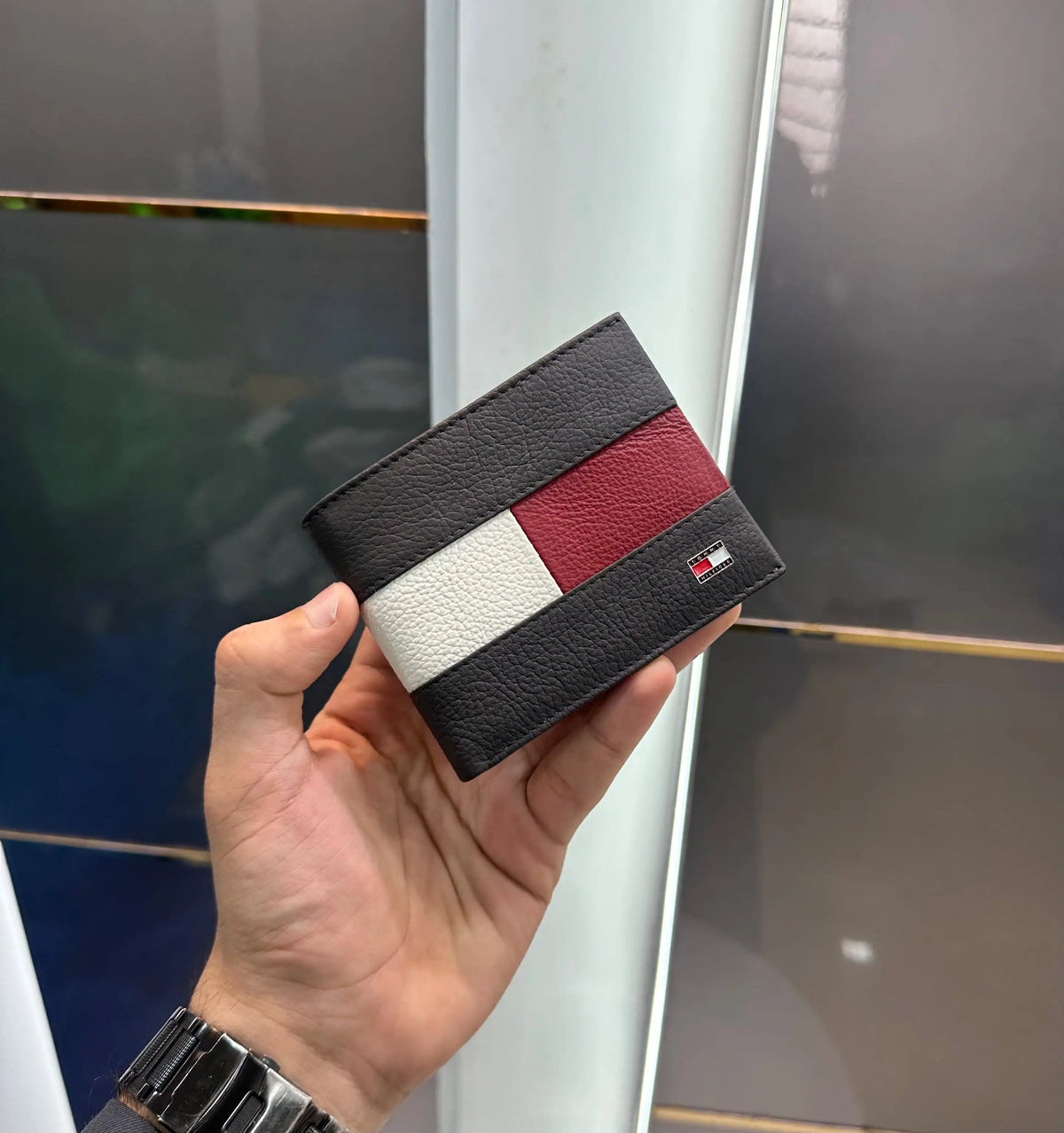 Tommy Hilfiger Premium Wallet Brown With Box t145