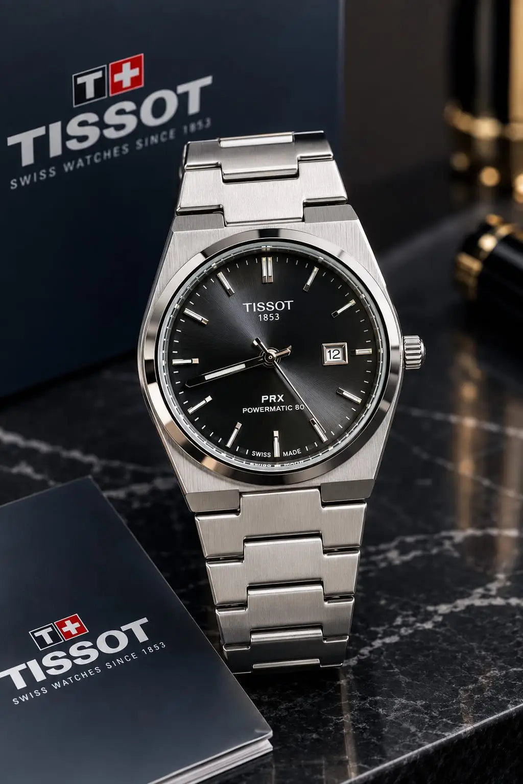 Tissot Prx Black Dial 