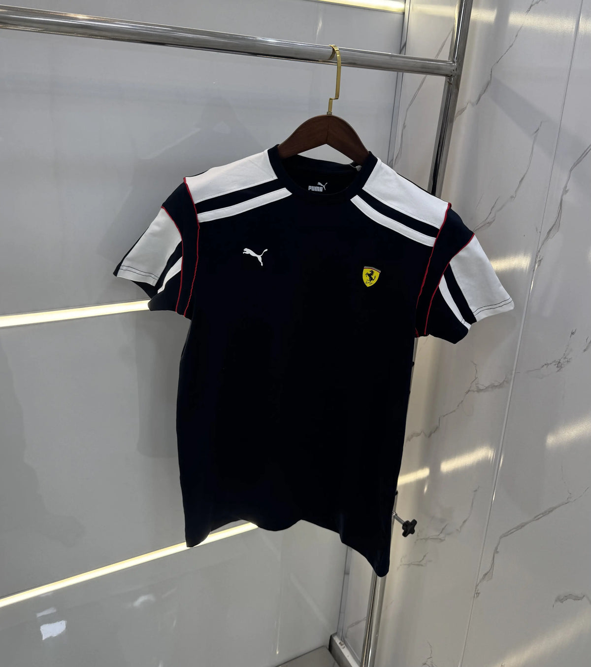 Pum a Navy Blue Ferrari Edition Premium T-Shirt