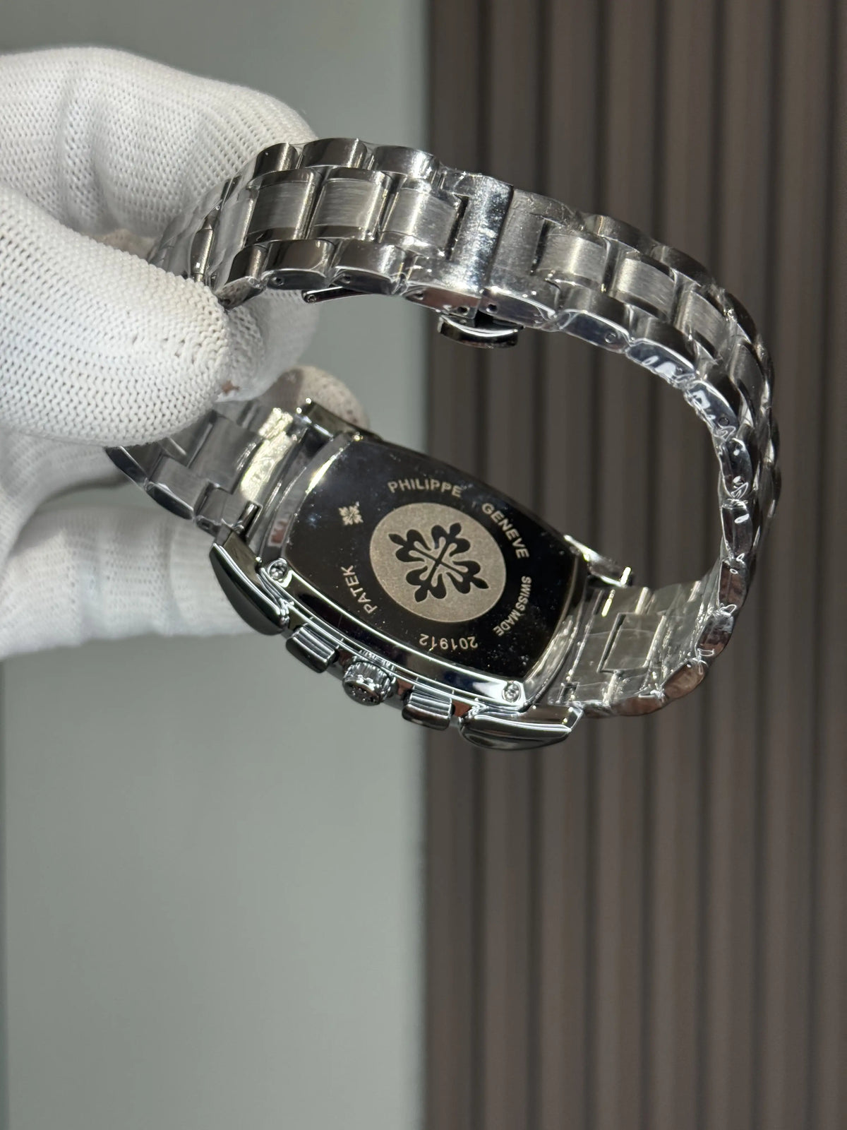 Patek Philipp e Chronograph Silver Deep Blue Premium Chronograph Watch