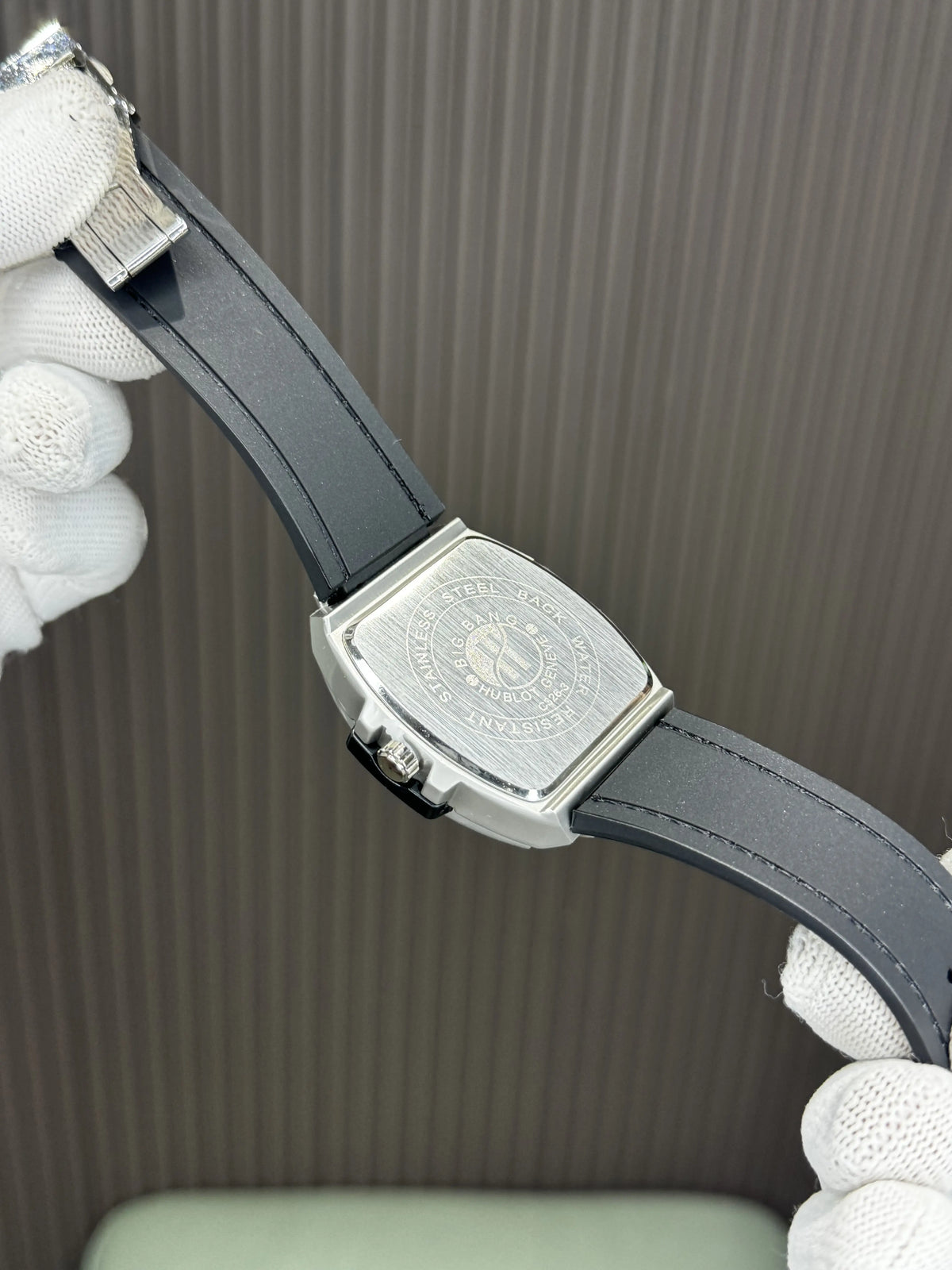 Hublo t Big Bang Grey Beige Quartz Premium Watch