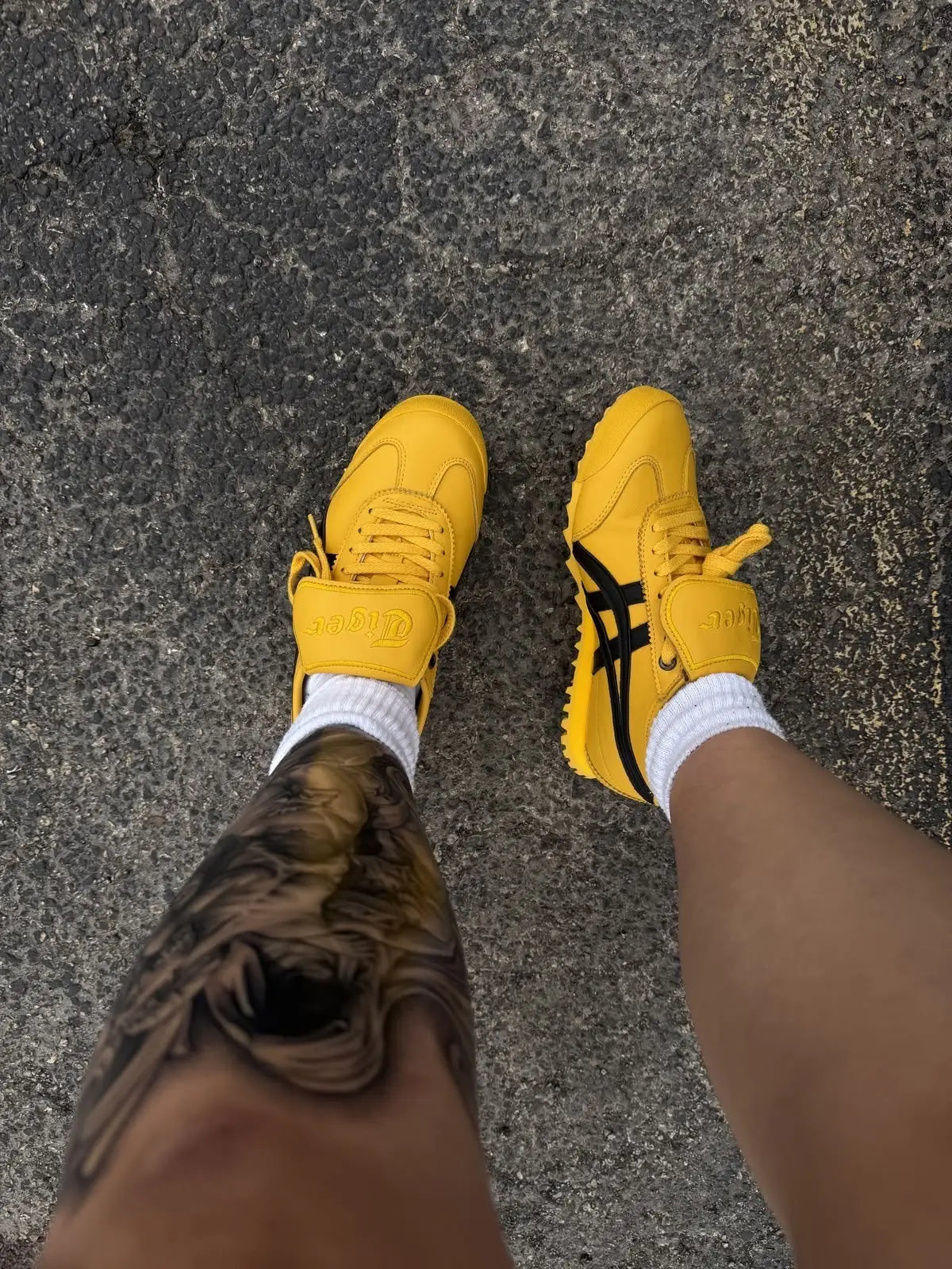 Onitsuka_Tiger Mexico 66 Golf Yellow Black Sneakers Fix