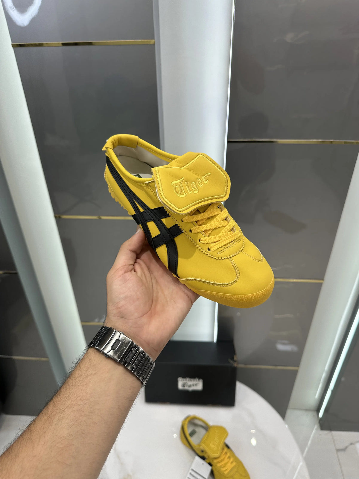 Onitsuka_Tiger Mexico 66 Golf Yellow Black Sneakers Fix