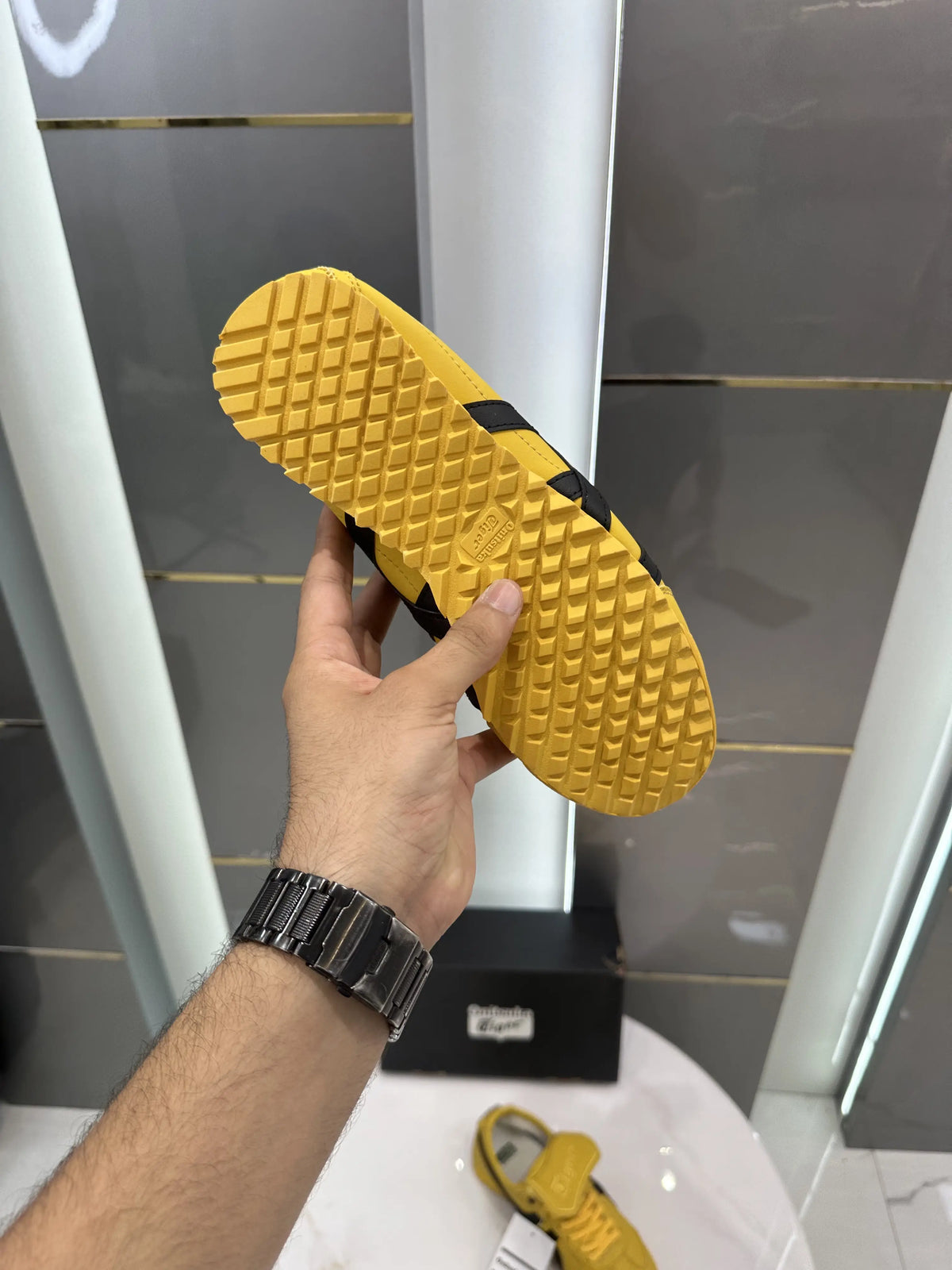 Onitsuka_Tiger Mexico 66 Golf Yellow Black Sneakers Fix