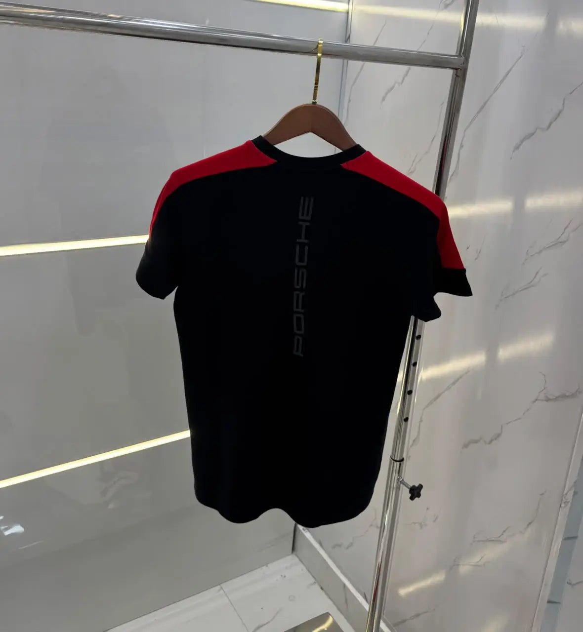 Hugo  Bos s X Porsche Black Logo Work Premium Polo T-shirt