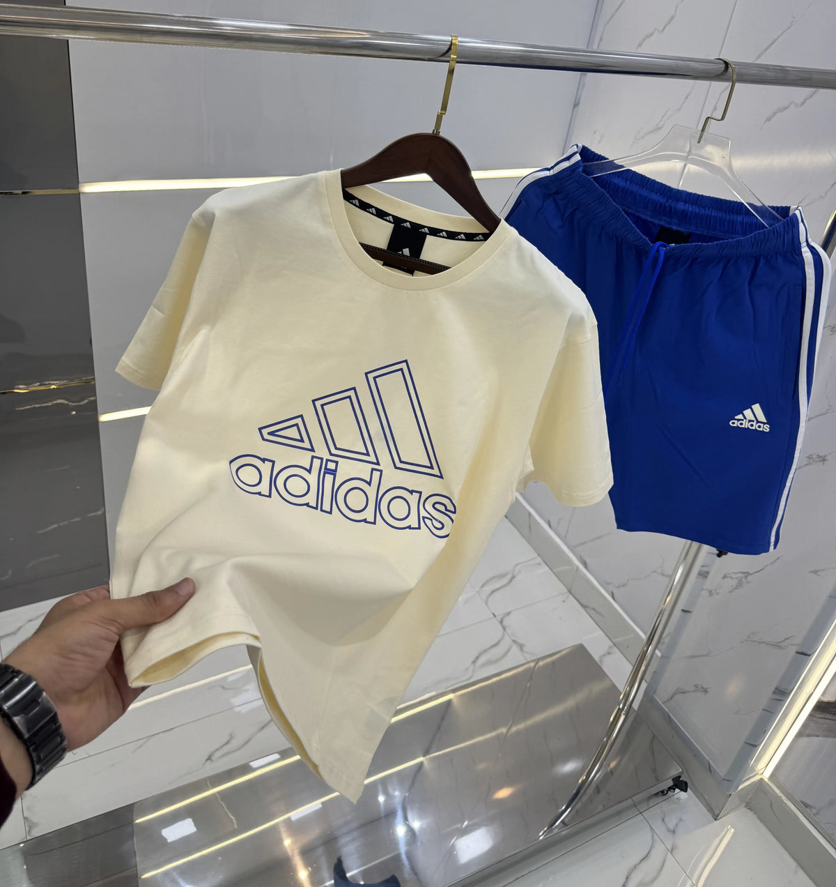 Adida s Cream Logo Work Imported Cord Set
