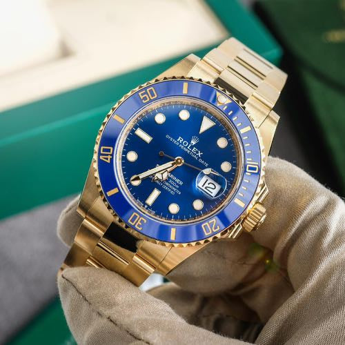 ROLE_X SUBMARINE Gold Blue WATCH