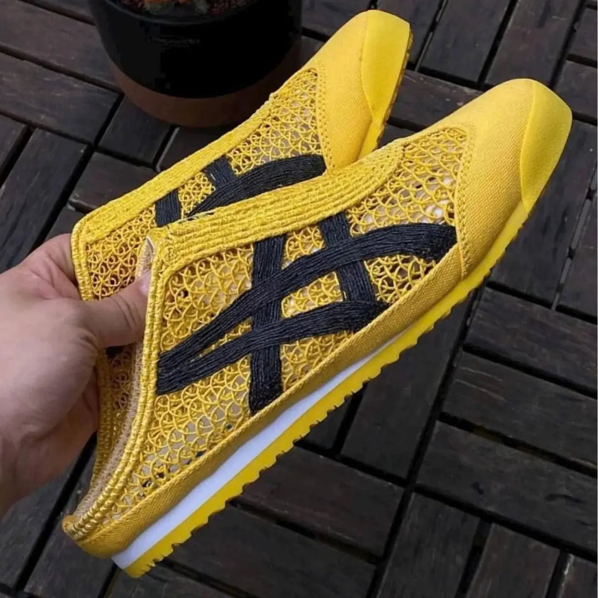 Onitsuka Tiger MEXICO 66 SABOT YELLOW D-2129