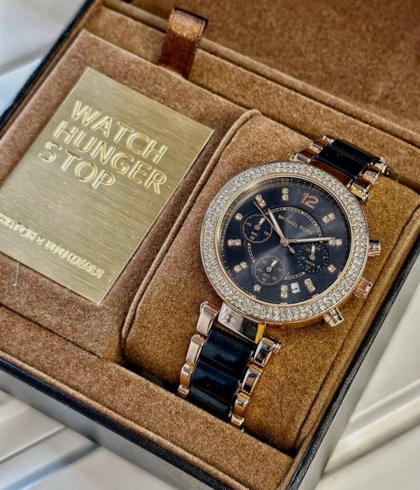 Michael_Kors Parker Black Rosegold MK5885