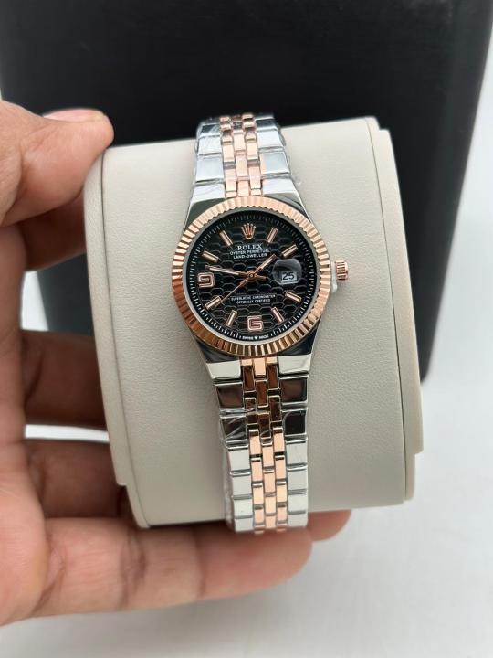 Rolx Women Land_Dweller RoseGold Two-Tone