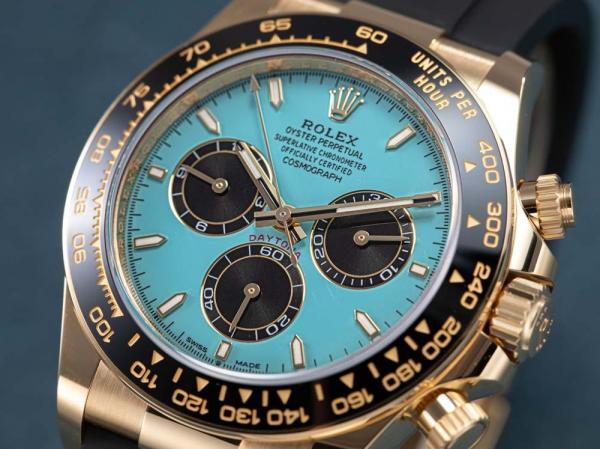 Role_x Daytona Chronograph Tiffany Dial Men's Watch