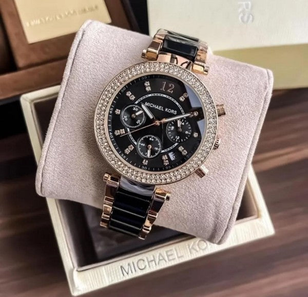 Michael_Kors Parker Black Rosegold MK5885